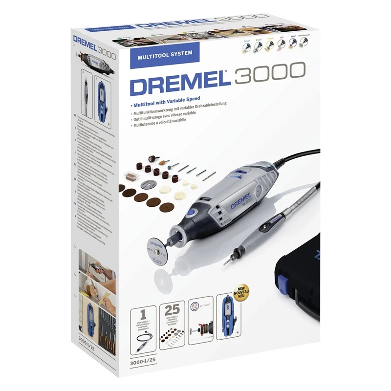 Dremel 3000-1-25 EZ ar 25 piederumiem