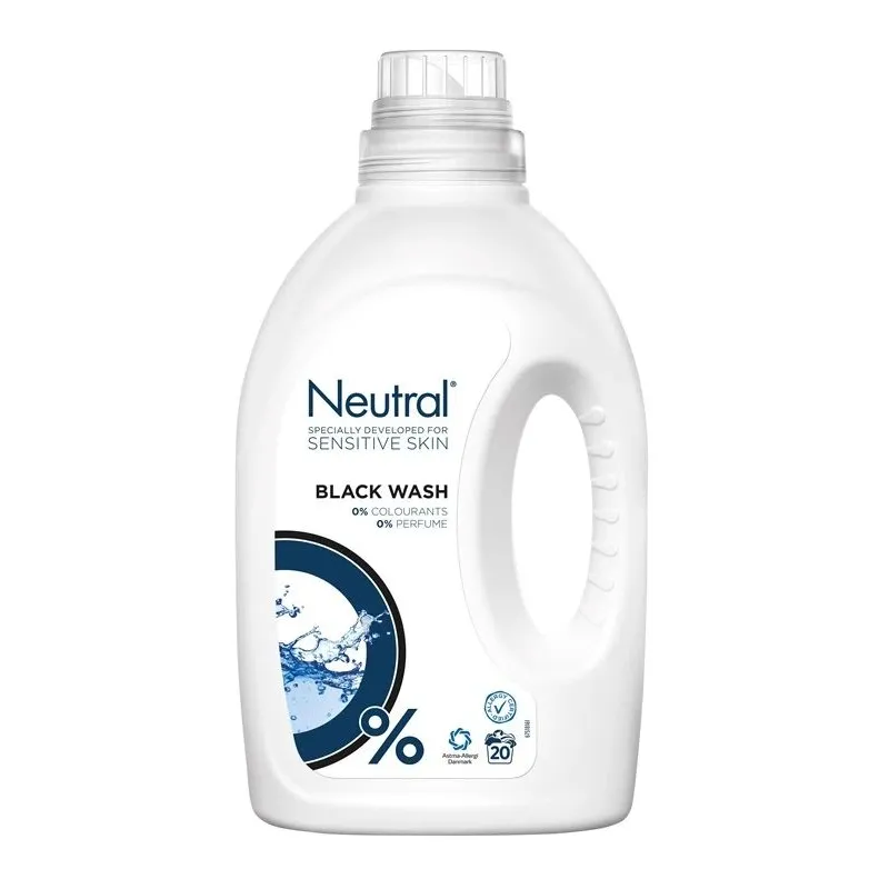 Šķidrs mazgāšanas līdzeklis Neutral Neutral Black, 1 l