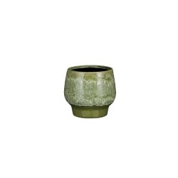 Pods keramikas monta d16 h14cm zaļš