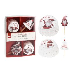 Komplekts ziemassv. keksu formu 24gab