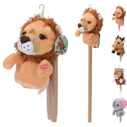 Rotaļu dzīvnieks ar nūju un skaņu