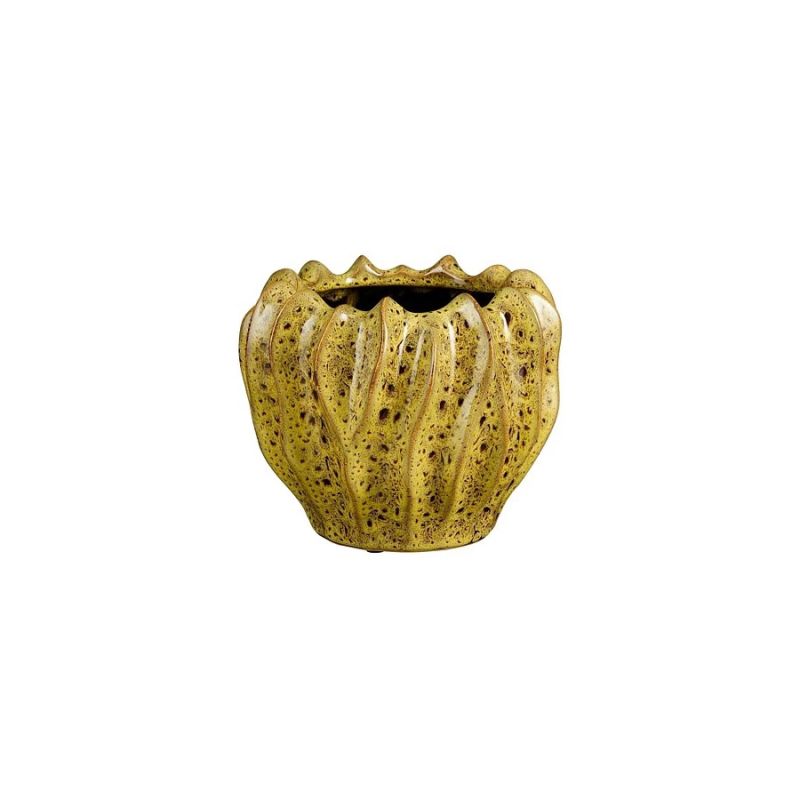 Pods keramikas thom d21.5 h17cm dzeltens