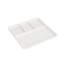 Uzkodu šķīvis porcelāna 25.5x25cm