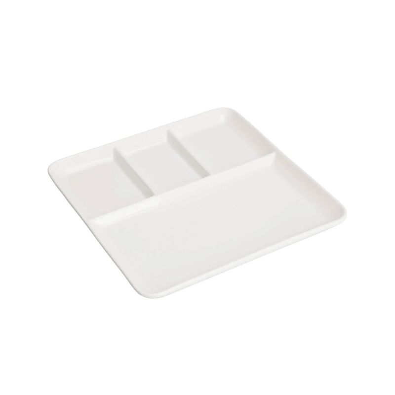 Uzkodu šķīvis porcelāna 25.5x25cm