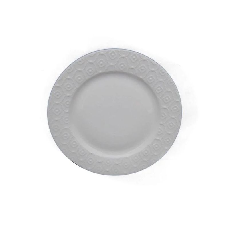 Тарелка десертная Domoletti Essence, DIA 19 см, белый цв.