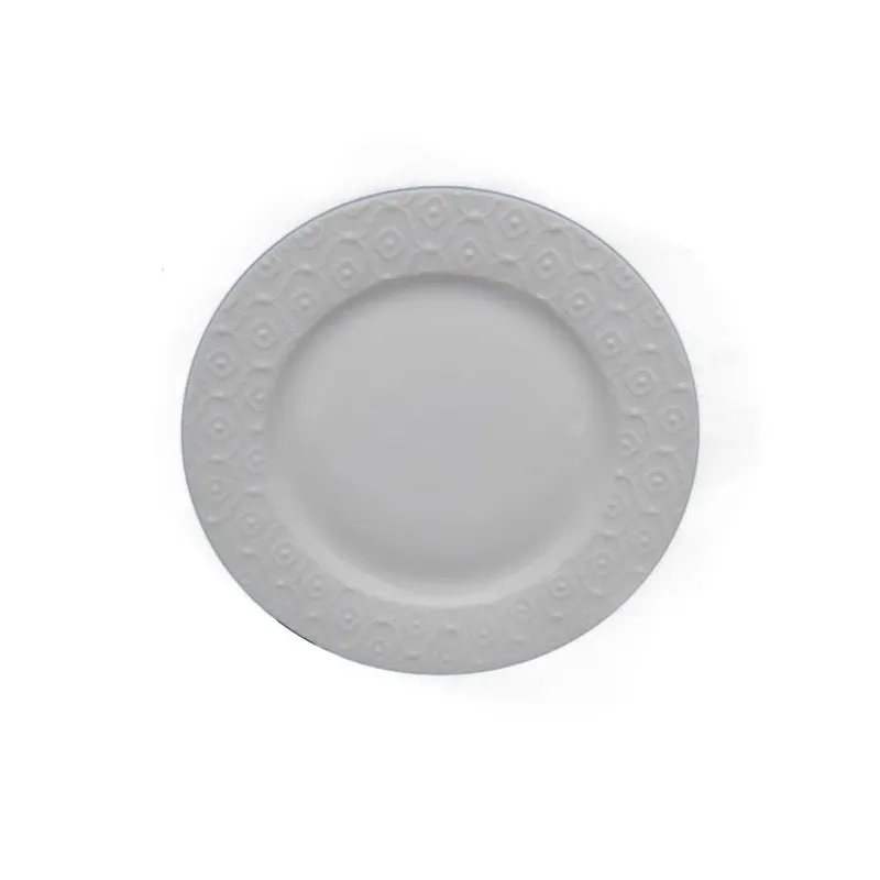 Šķīvis deserta Domoletti Essence, DIA 19 cm, balta krās.