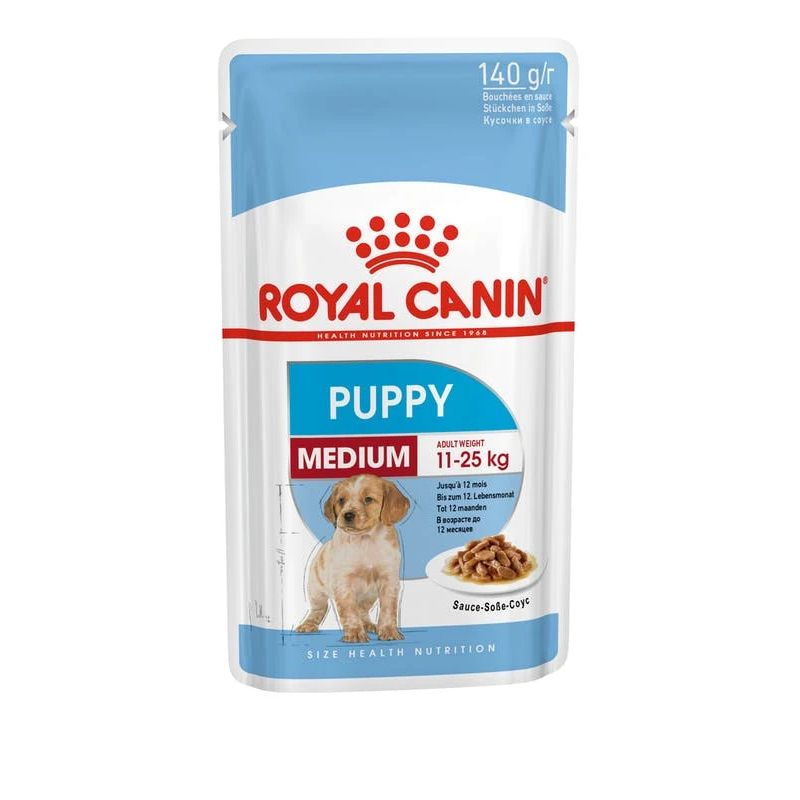 Barība kon.kucēnu medium puppy 140g