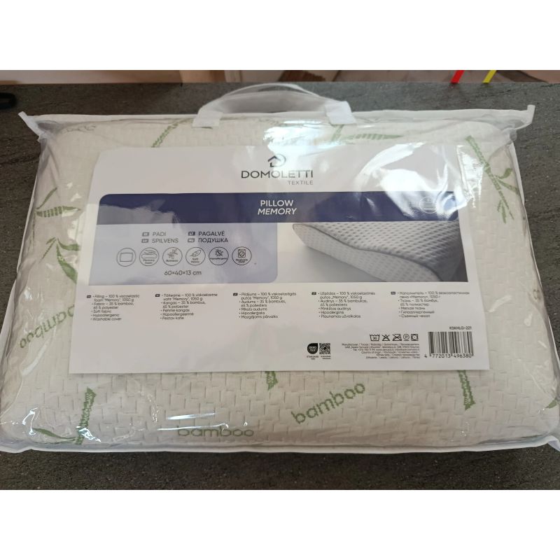 Nukainota prekė - Domoletti atminties putos pagalvė 60x40x13cm