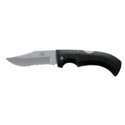 Nazis gator clip point, serrated