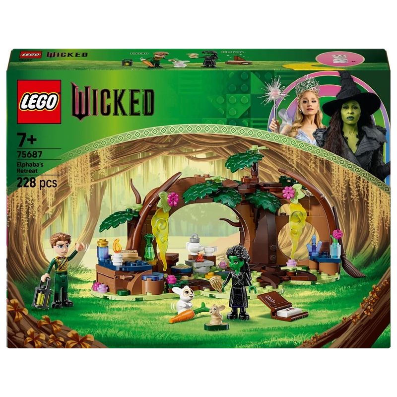 Konstruktors LEGO Wicked Elphaba's Retreat 75687. 228 gab.