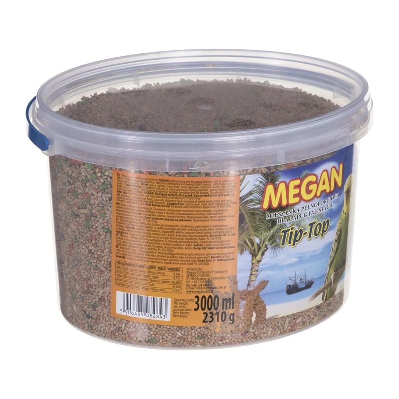 Papagaiļu barība 3 l - 2310 g