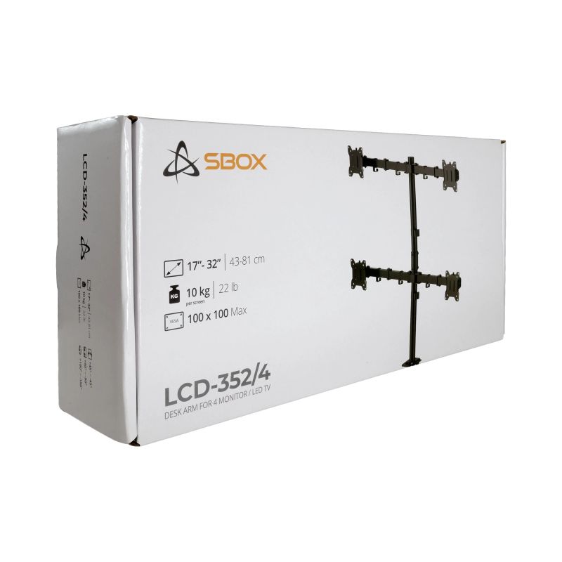 Sbox LCD-352-4-3 ,17-32-4x10kg-100x100,