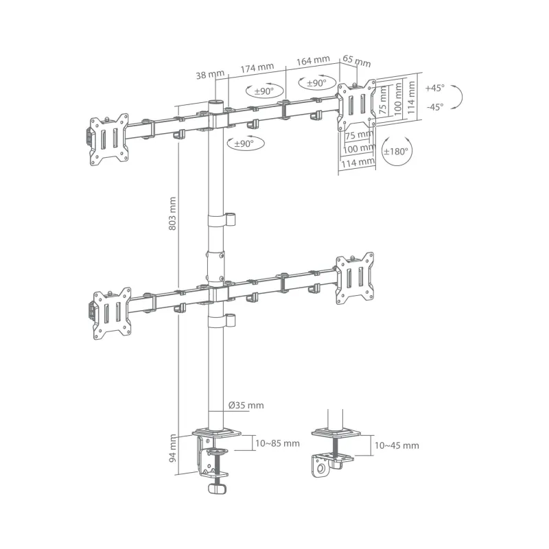 Sbox LCD-352-4-3 ,17-32-4x10kg-100x100,