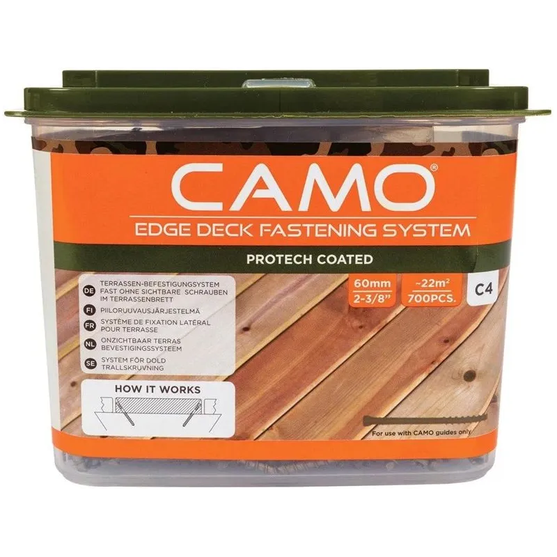 CAMO Skrūves Torx T15 60x4,2 mm, Protech C4, 700 gab.