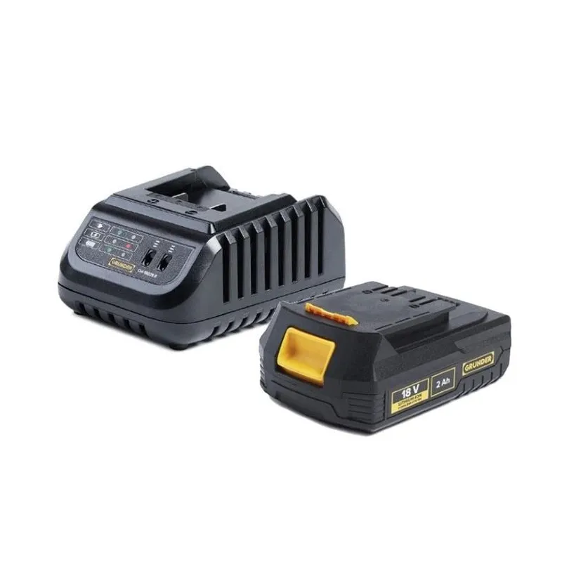 Lādētājs ar 2ah akumulatoru 18v 2.4a