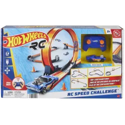 Autorada Mattel Hot Wheels Speed Challenge, sinine-oranž
