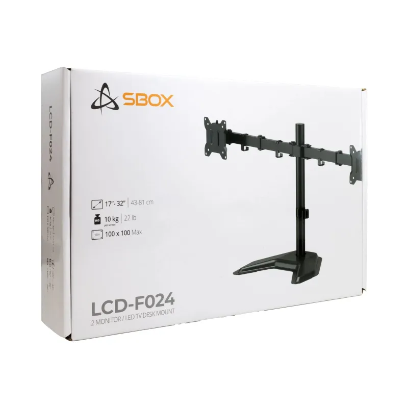 Sbox LCD-F024-3 ,17-32-2x10kg-100x100,