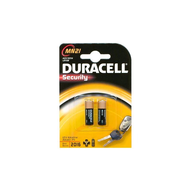 Duracell Alkaline Long Lasting Power Batteries 2x MN21