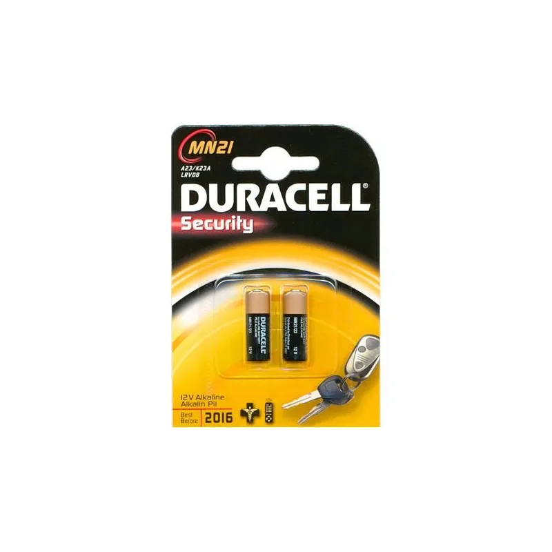 Duracell Alkaline Long Lasting Power Batteries 2x MN21