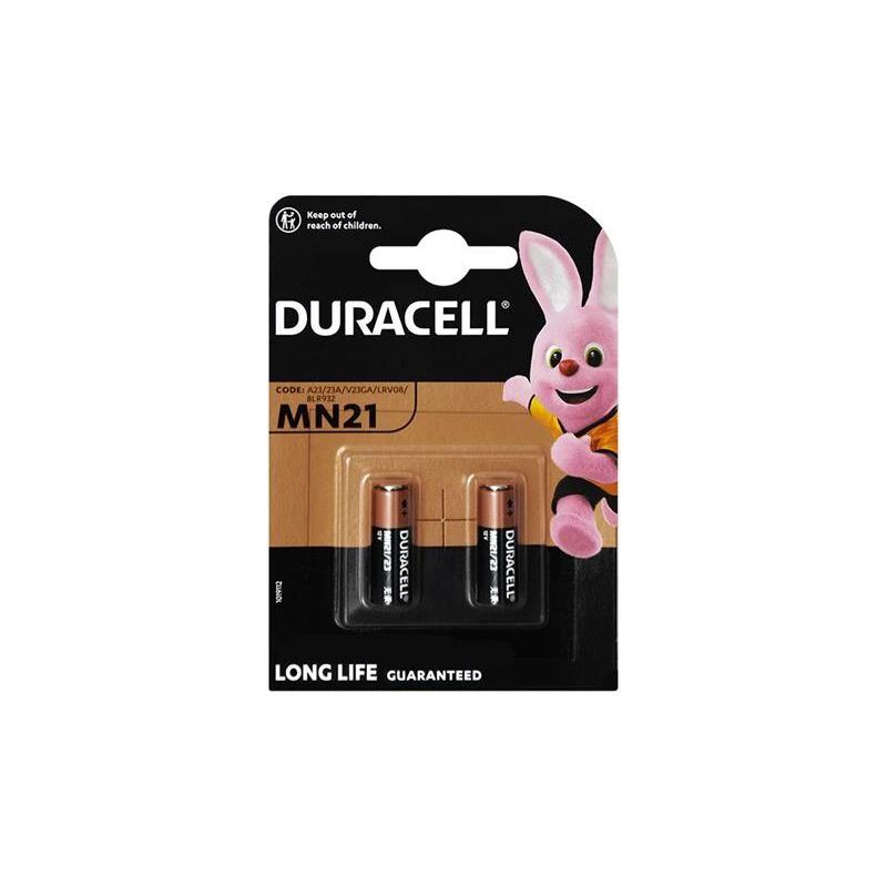 Duracell Alkaline Long Lasting Power Batteries 2x MN21