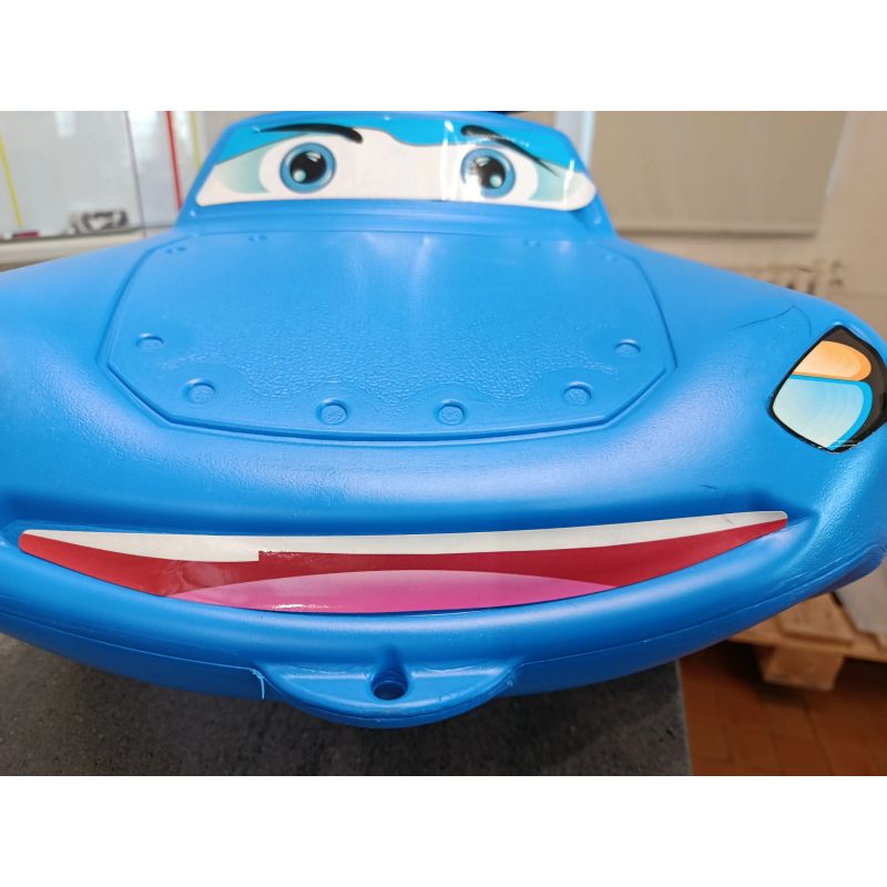 Allahinnatud toode - Sinine Prosperplast ISZGS-3005U rooliga käruratas, 913x449 mm.