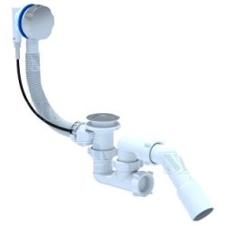 Autom. bath drain with bath trap 40mm