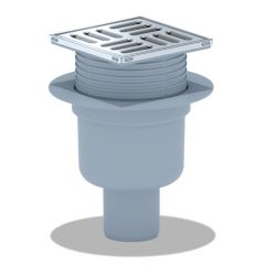 Vertikāls traps, nerūsējoša reste 50