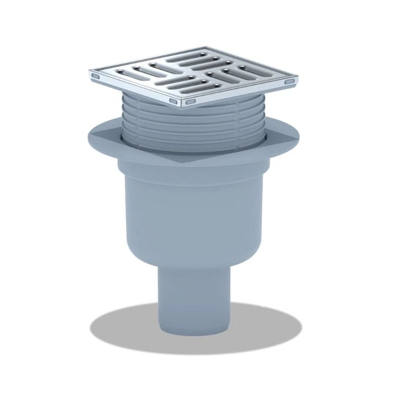 Vertikāls traps, nerūsējoša reste 50