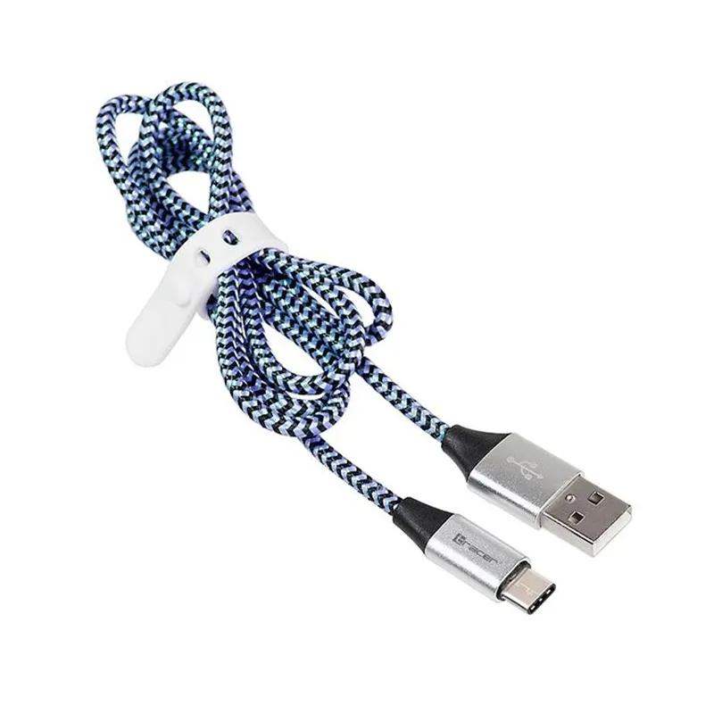 Tracer 46266 USB 2.0 Type C A Male 1m Black Blue