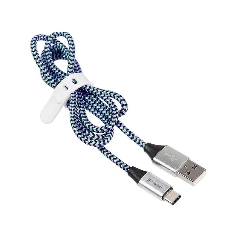 Tracer 46266 USB 2.0 Type C A Male 1m Black Blue