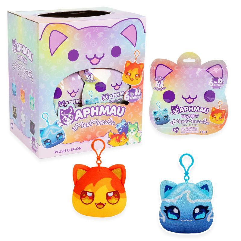 APHMAU Catface Plush Clip-On Elemental, 10 cm