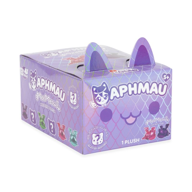 APHMAU MeeMeow Mistiskā mīkstā rotaļlieta Dragons, 15 cm