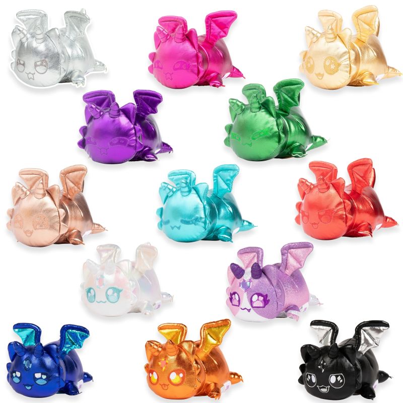 APHMAU MeeMeow Mistiskā mīkstā rotaļlieta Dragons, 15 cm