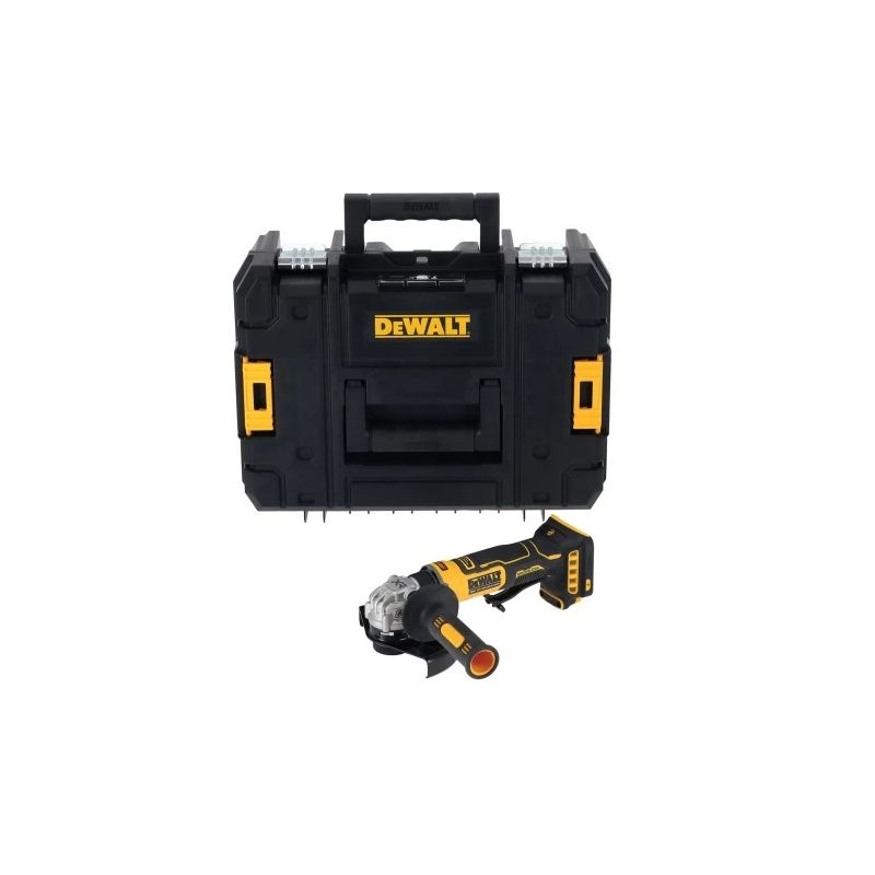 DeWALT Leņķa slīpmašīna BODYGRIP 125mm 18V TSTAK