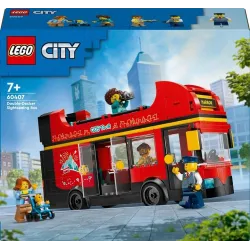 Toy lego red double-decker bus 60407