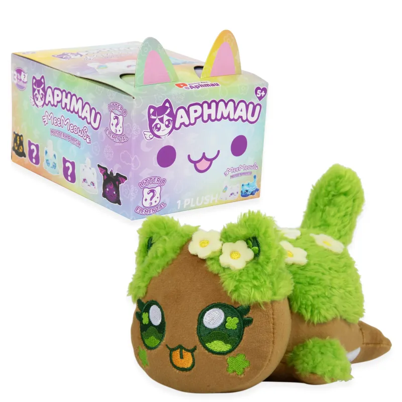APHMAU MeeMeow Mistiskā mīkstā rotaļlieta Elemental, 15 cm