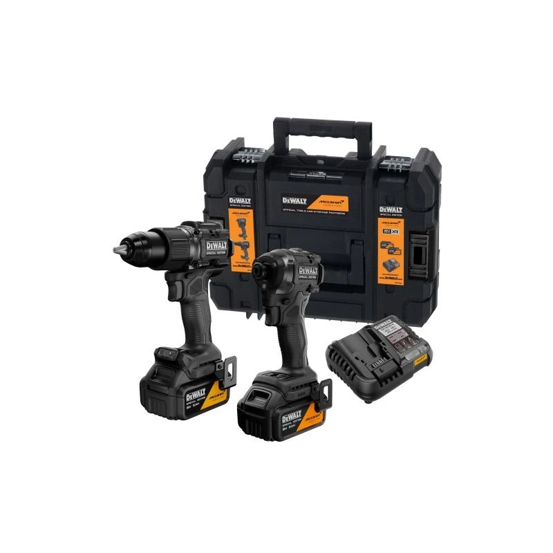 DeWALT McLaren Instrumentu komplekts ,dcd86 + dcf86, 18V 2x5Ah TSTAK