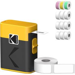 Kodak M50 Label Era Instant Label Printer Cartridge Bundle , + 13 Rolls, Yellow