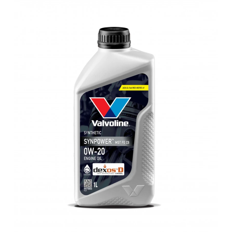 Motoreļļa Synpower MST FE C6 0W20 1L, Valvoline