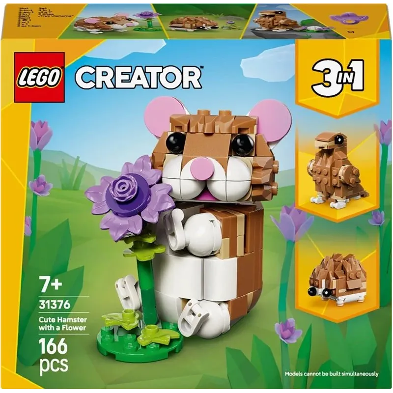 Konstruktorius LEGO Creator 3in1 Žiurkėnas 31376. 166vnt