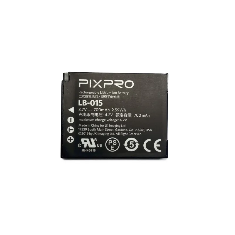 Pixpro LB-015 Lithium Ion Battery 3.7V 700mAh 2.59Wh