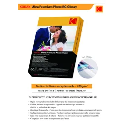 Kodak Ultra Premium Photo Paper 280g High Gloss 10 x 15 cm 60 Sheets