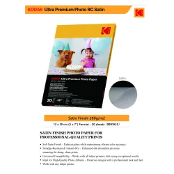 Kodak Ultra Premium Photo Paper 280g Satin 13 x 18 cm 20 Sheets