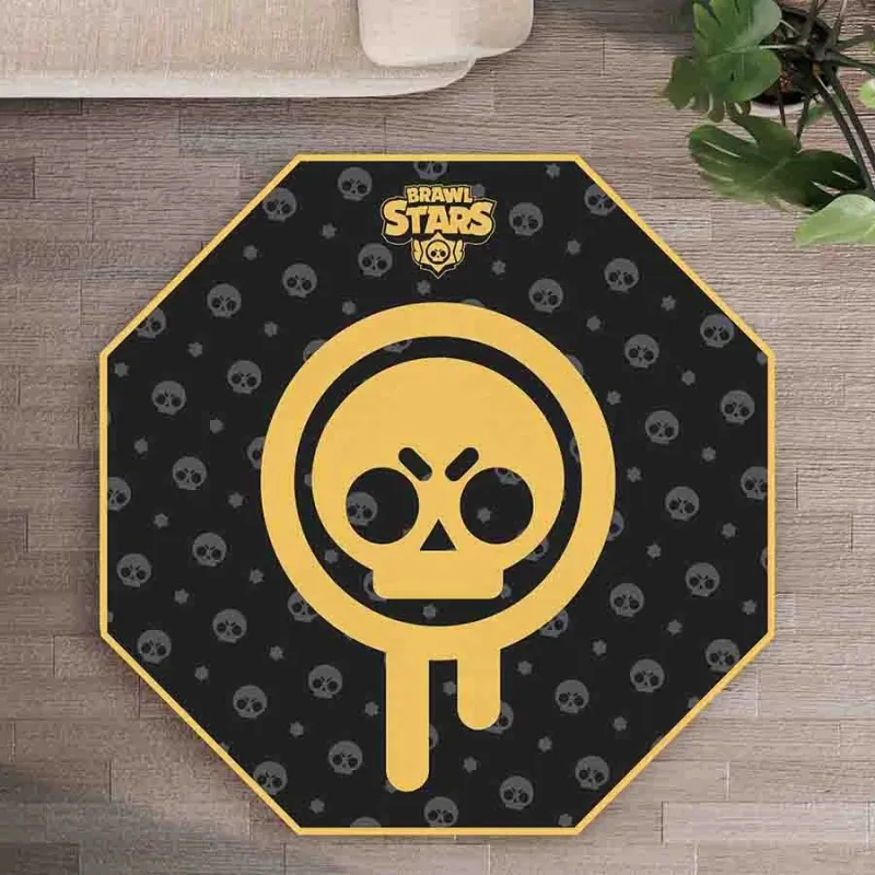 Subsonic Gaming Floor Mat Brawl Stars Drippy Skull