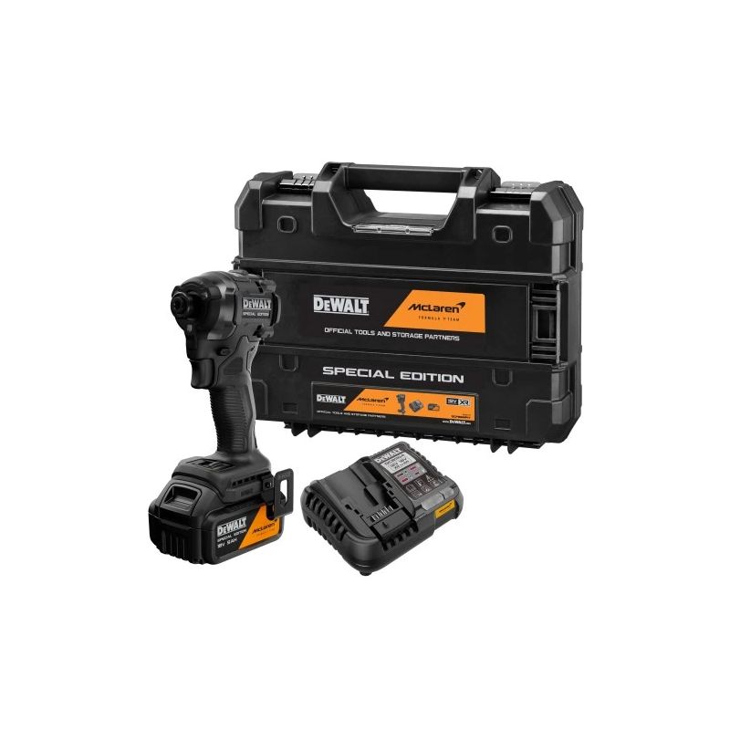 DeWALT McLaren Impulsa skrūvgriezis 18V 1x5Ah TSTAK