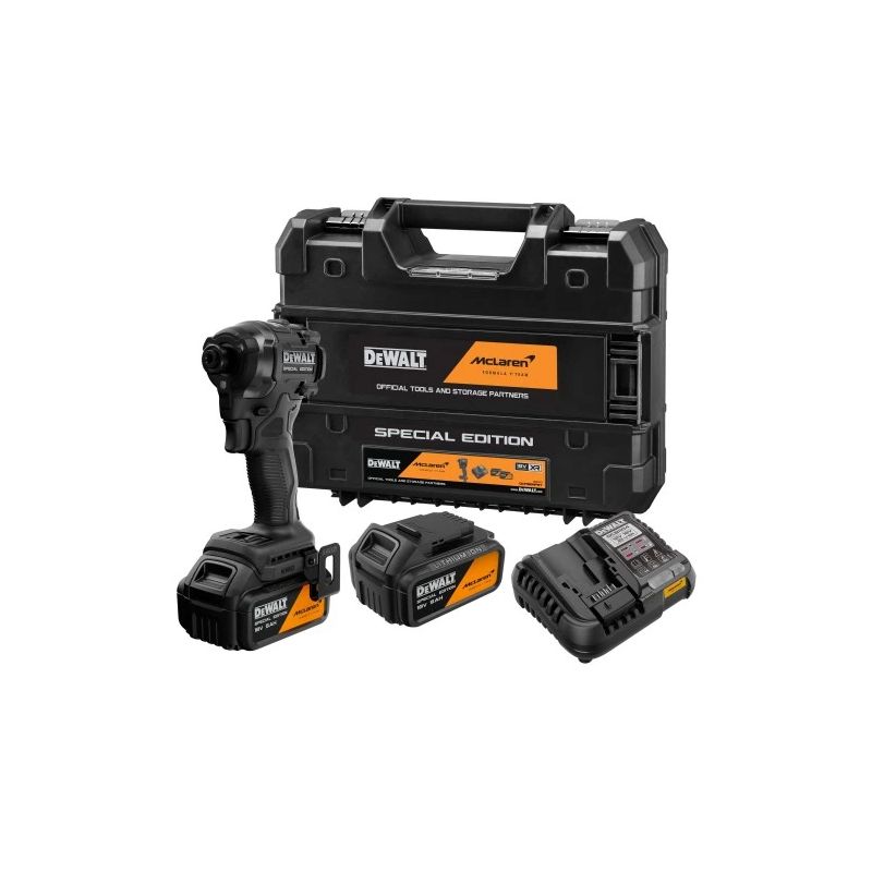 DeWALT McLaren Impulsa skrūvgriezis 18V 2x5Ah TSTAK