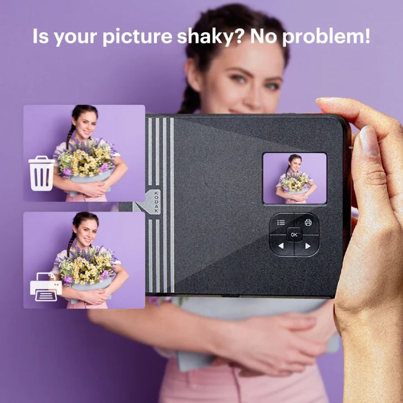 Kodak Mini Shot 3 Square Retro Instant Camera and Printer Yellow