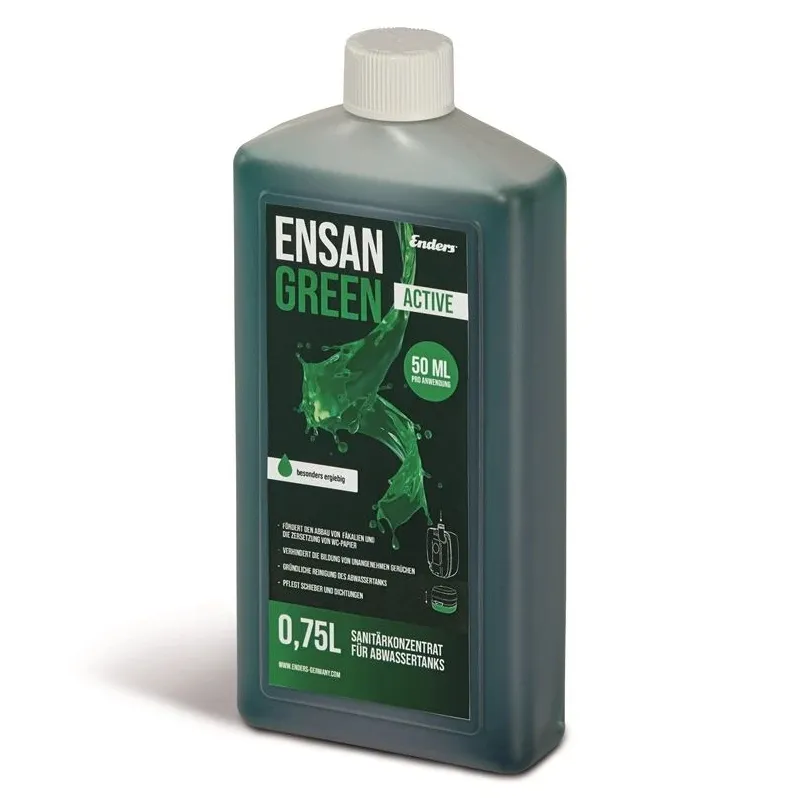 Šķidrums biotualetēm Enders Ensan Green Active. 0.75 l