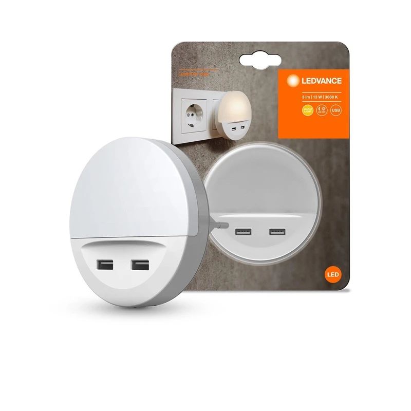 Nakts lampa lunetta usb