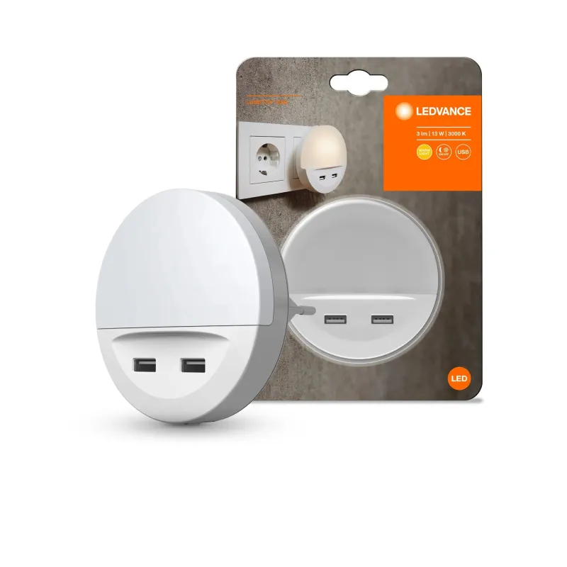 Nakts lampa lunetta usb